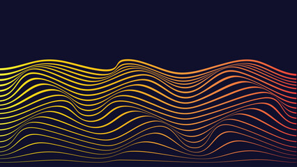 wave illustration gradient design