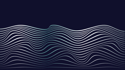 wave illustration gradient design