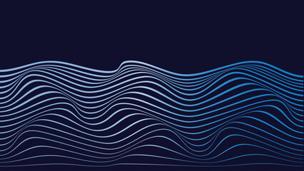 wave illustration gradient design