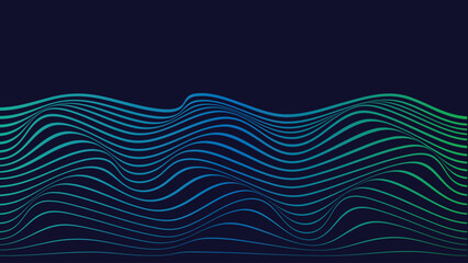 wave illustration gradient design