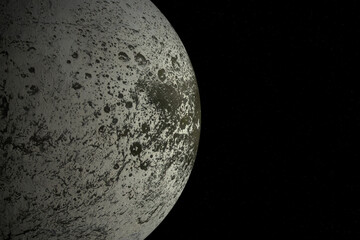 Iapetus, the moon of Saturn - Solar System