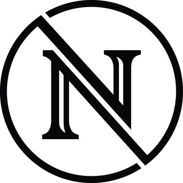Creative N letter logo