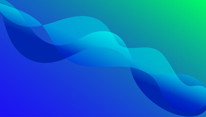 Vector abstract wave line colorful landing page flat background vector design	