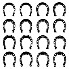 Horseshoe Icon Set