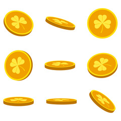 Leprechaun Coins Set