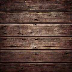 Obraz premium Dark Hardwood Table with a Textured Wooden Surface.