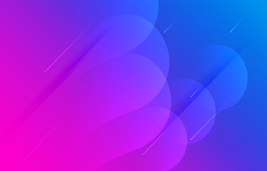 Vector abstract wave line colorful landing page flat background vector design	