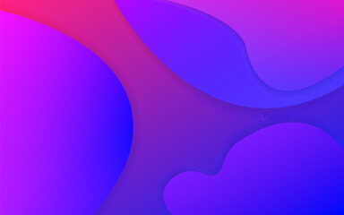 Vector abstract wave line colorful landing page flat background vector design	