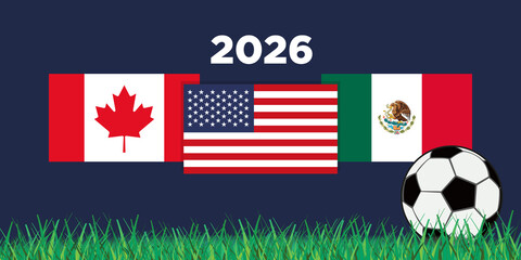 Canadá, Estados Unidos y México fútbol balón de fútbol © Anis_