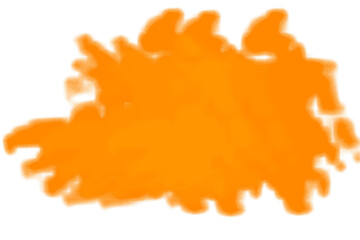 Gelber oragener Farbfleck als Hintergrund für Design....