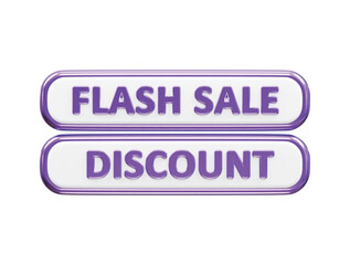 Discount sale icon vector element design transparent