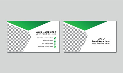 corporate business card design template