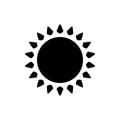 sun sun flower icon vector illustration logo