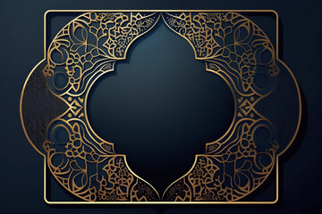 Stunning Islamic Holiday Celebration Invitation Card Backgrounds Generated by AI
