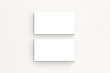 collage template of business card or sheets of paper, on a light gray background