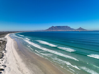Table Bay - Mountain, city bowl, Robben Island and Tableview