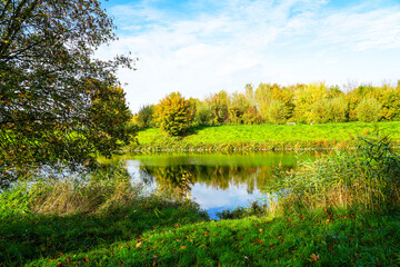 Landscape at the Datteln-Hamm Canal near Hamm.
