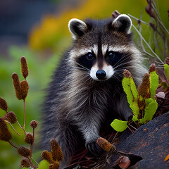 Cute raccoon.