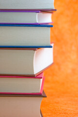stack of books
