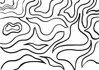 Grunge Ink Brush Abstract Background