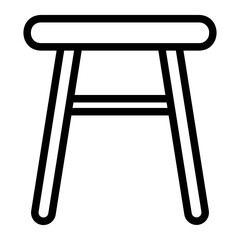 chair line icon