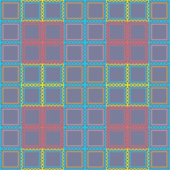 geometric pattern .Circles, squares and stripes form a beautiful pattern. pastel mathematics shape Modern fabric pattern, wallpaper, wrapping paper.