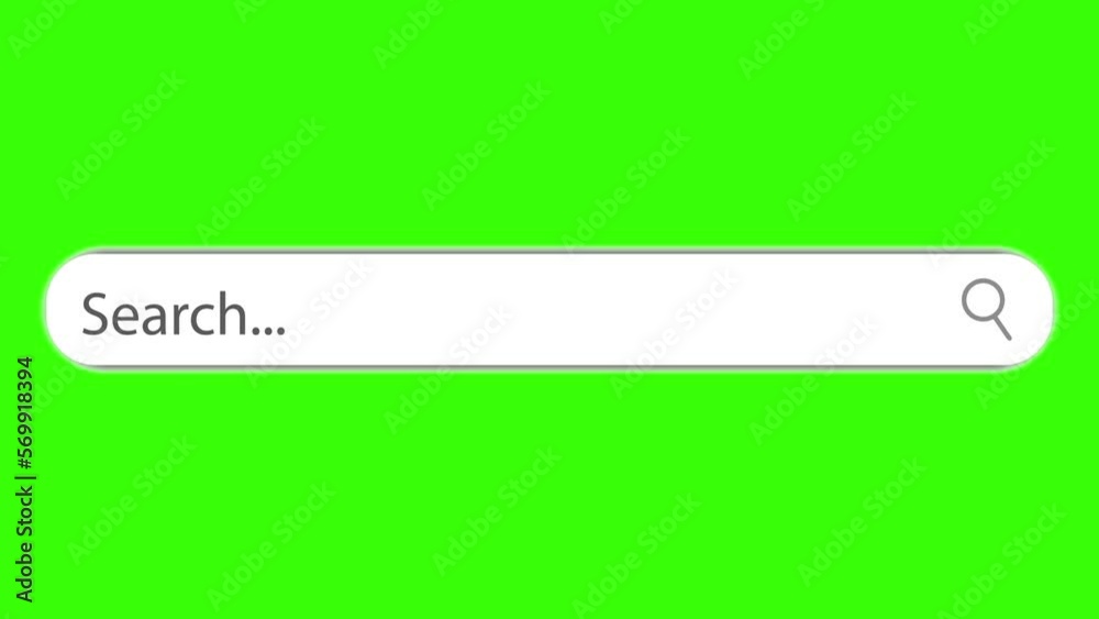 Aufkleber Search Bar Blank Animated Alpha Channel Single Blank Line Text Box For Searching Database Or Web Browser Fully Transparent Place Your Background Below.