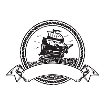 Ship logo vector image