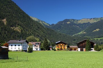 Fototapeta na wymiar Austria countryside in Salzburg state