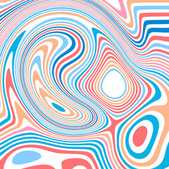 ABSTRACT ILLUSTRATION  PSYCHEDELIC DESIGN. OPTICAL ILLUSION BACKGROUND VECTOR DESIGN