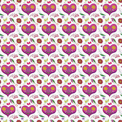 seamless pattern with roses