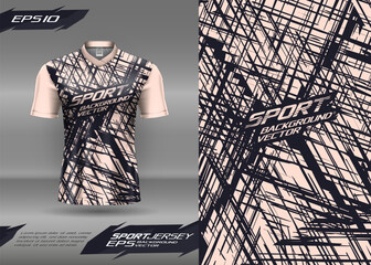 Sports t-shirt jersey abstract texture design for sublimation, football, racing, gaming, motocross, cycling