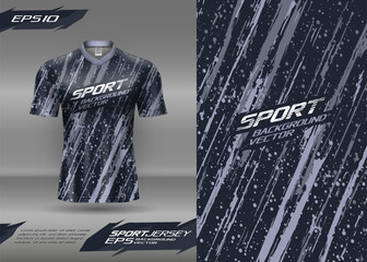 Sports t-shirt jersey abstract texture design for sublimation, football, racing, gaming, motocross, cycling