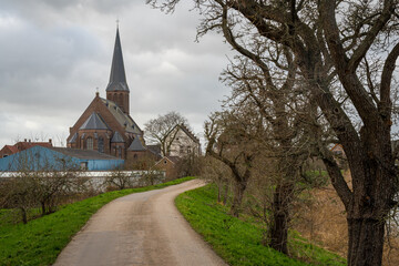 Fototapeta na wymiar Village of Beesd, Province Gelderland, The Netherlands