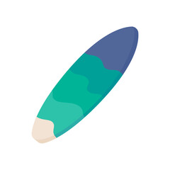 surfboard. Equipment for playing water activities that are popular in the summer.