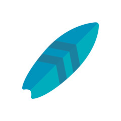 surfboard. Equipment for playing water activities that are popular in the summer.