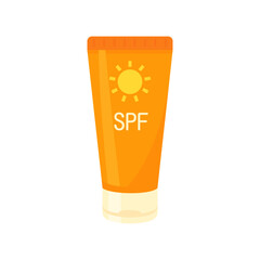 Sunscreen Lotion protects skin from the sun during summer.