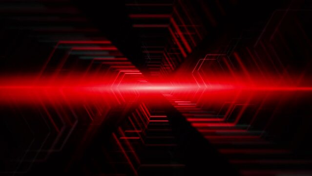 energievolle rote Lichtstrahlen, Geschwindigkeit, schnell, leuchten, Internet, moderne Technologie, visuelle Effekte,