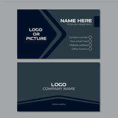 Business card design template