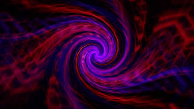 wellenf&ouml;rmige Spirale, Fortschritt, Hypnose, Meditation, Bewegung, Entwicklung, Fortschritt, Technologie, Sog, Welle, Wissenschaft, Kreativit&auml;t, Psyche, Hintergrund, Ver&auml;nderung, rot, blau, schwarz

