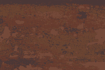 Vector wooden brown distressed background
