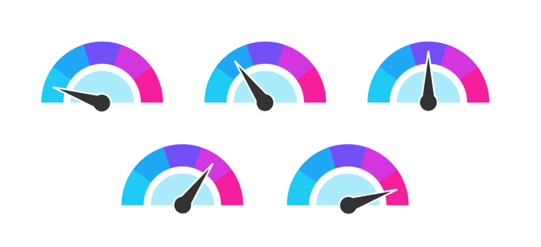 Vector meter isolated object illustration