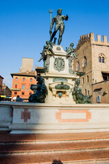 Statue of Neptun on Piazza del Nettuno in Bologna, Italy © Anna