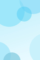 Modern minimal blue poster