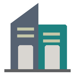 Real Estate Flat Icon