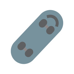 Skateboard Flat Icon