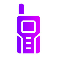 walkie talkie gradient icon