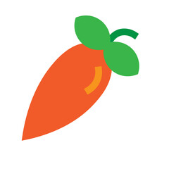 Carrot Flat Icon