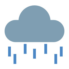 Rain Flat Icon