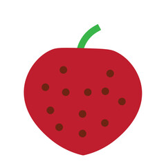 Strawberry Flat Icon